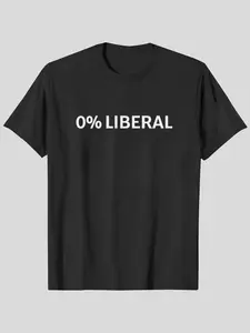0 Percent T-shirt Fitted Casual Funny Graphic Print Tee Humor Gift Idea