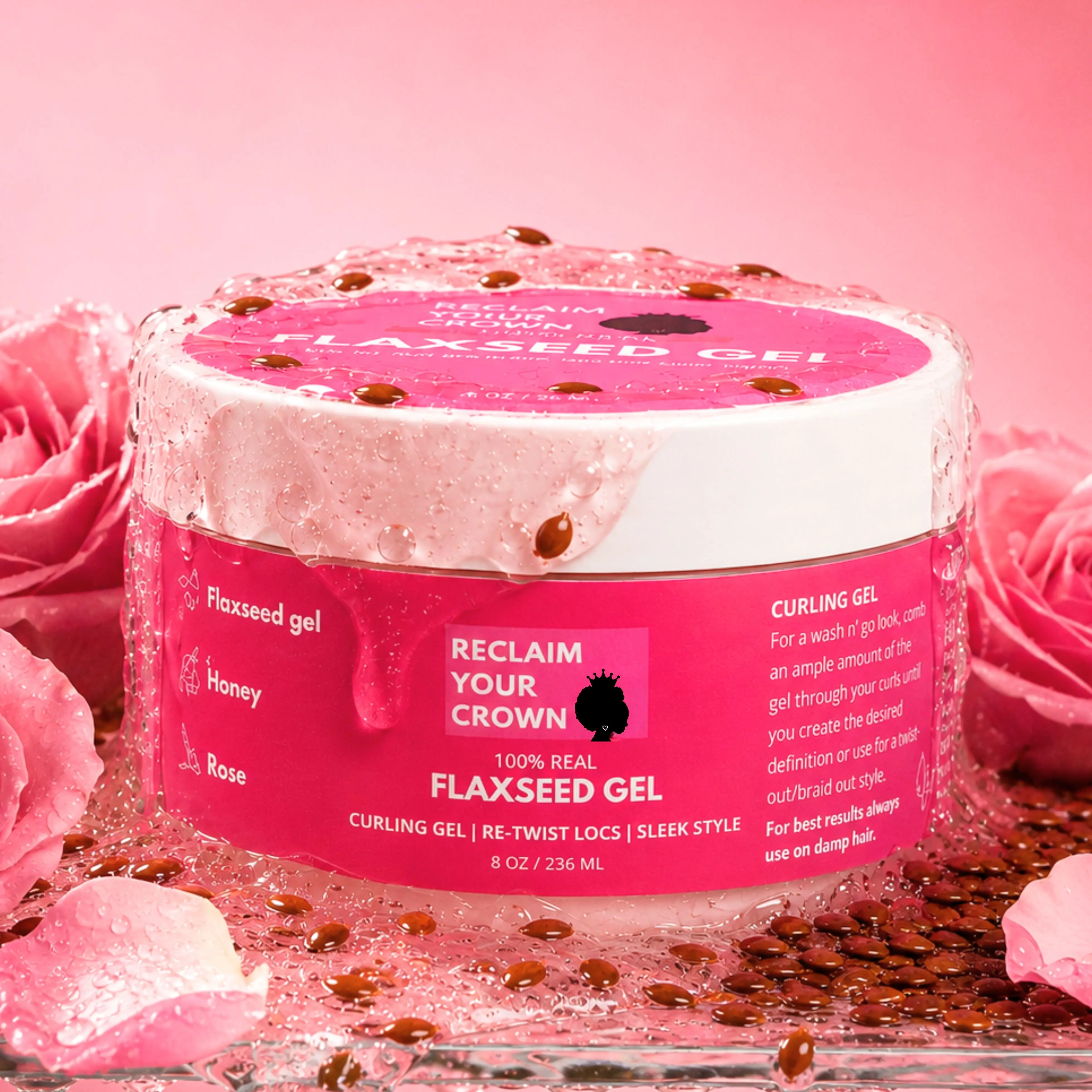 Rose 100% Real Flaxseed Gel