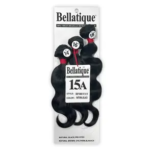 Bellatique Virgin Brazilian Remi Human Hair Weave 3 Bundles Body Wave
