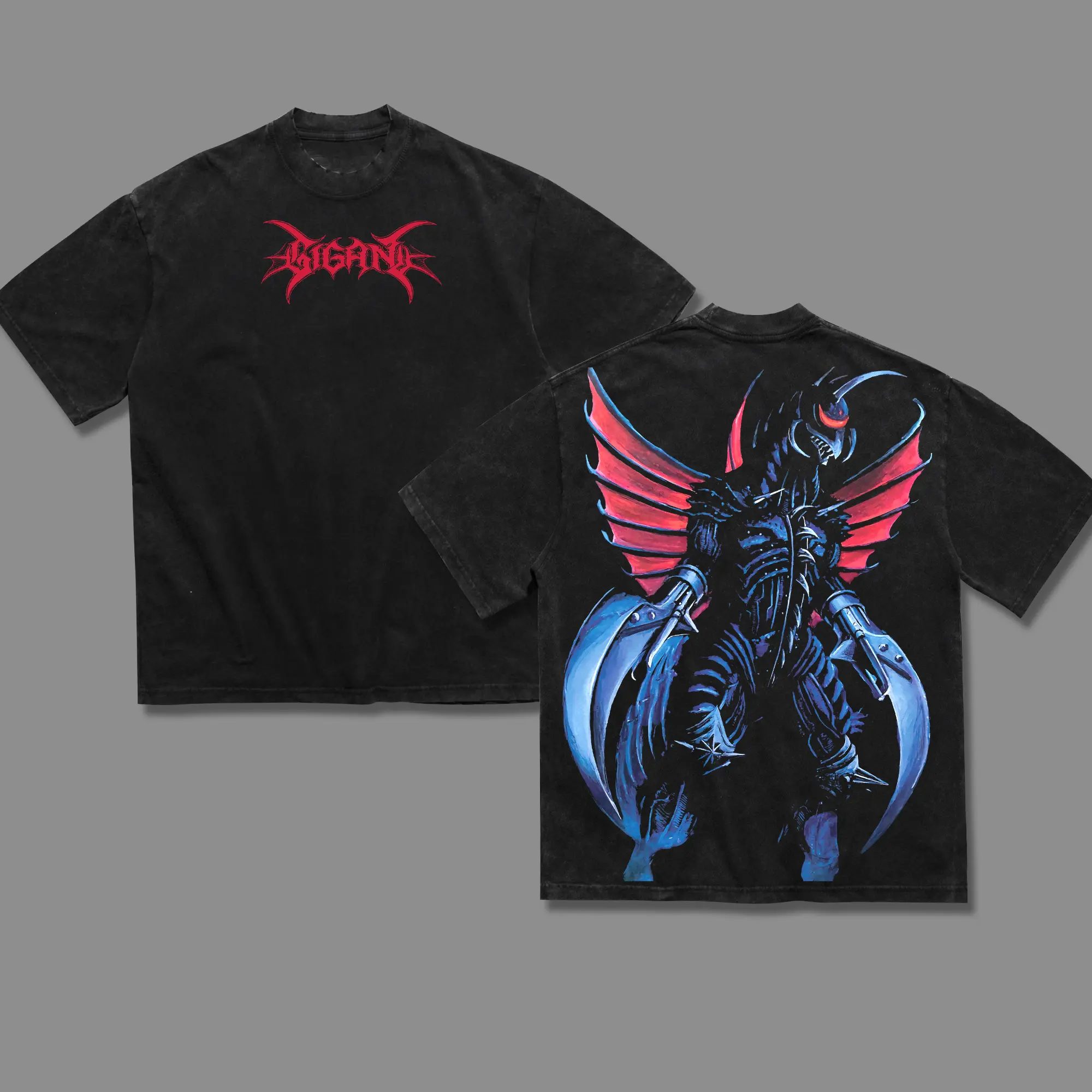 Gigan Godzilla Final War Gojira Washed TShirt Hoodie Sweater Monster Vers Toho Vers Menswear Gift for movie fans Top Apparel Classic Oversized Seamless Simple Straight Man Clothes Cotton designer shirts tshirt