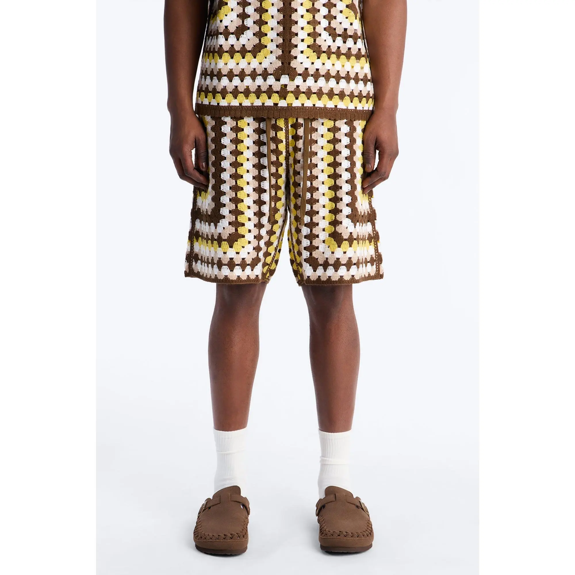 Relaxed Menorca Crochet Short - Multi Color
