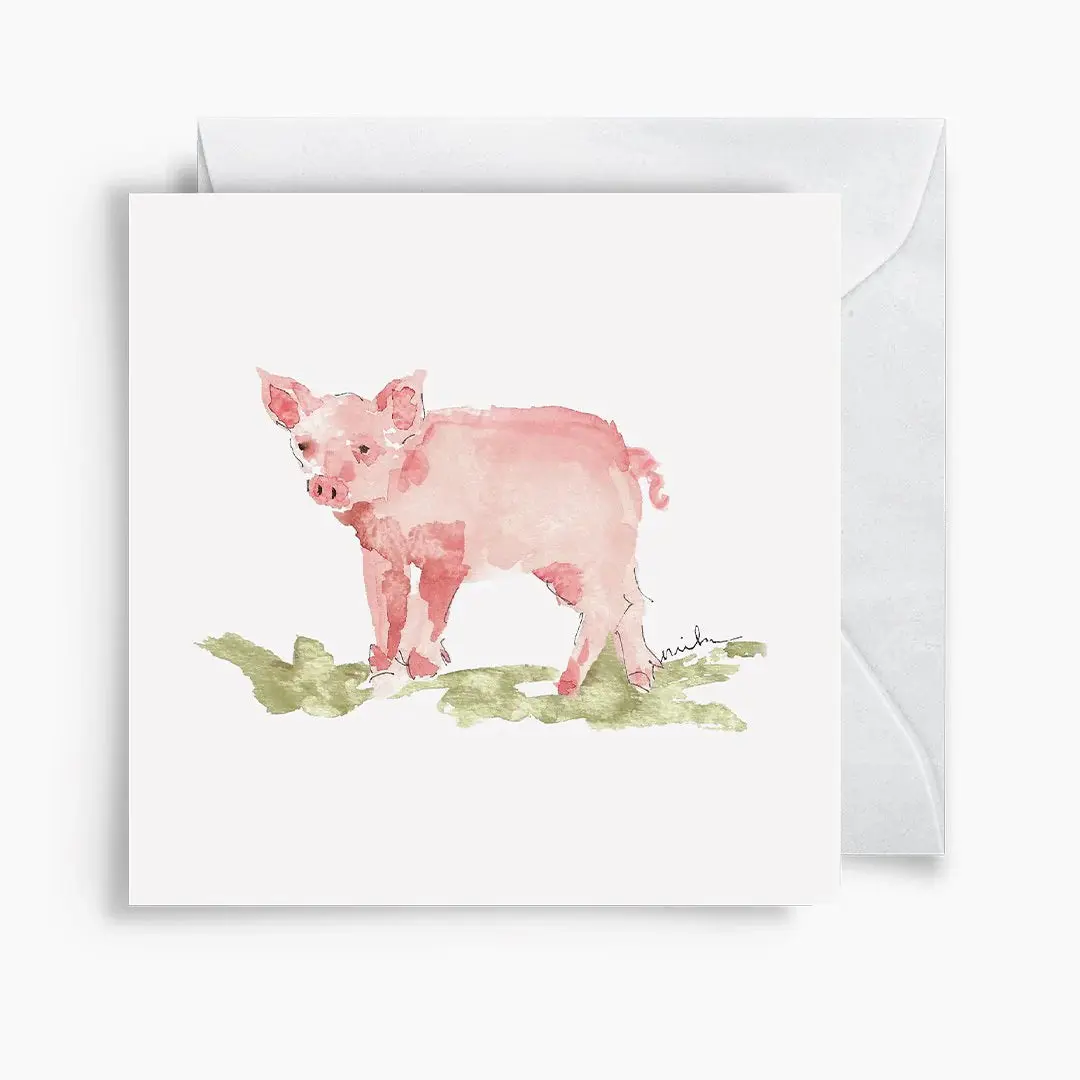 Pig Enclosure Card