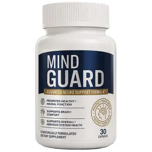 MindGuard - Advanced Neuro Support Formula with GABA & L-Theanine for Mental Clarity & Focus - 30 Capsules - Made by Positivive in USA