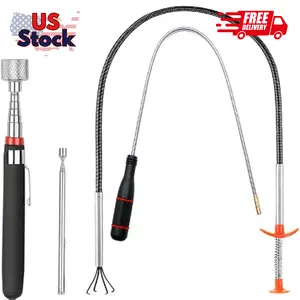 4 Pack Telescoping Magnet Pick-up Tool Set