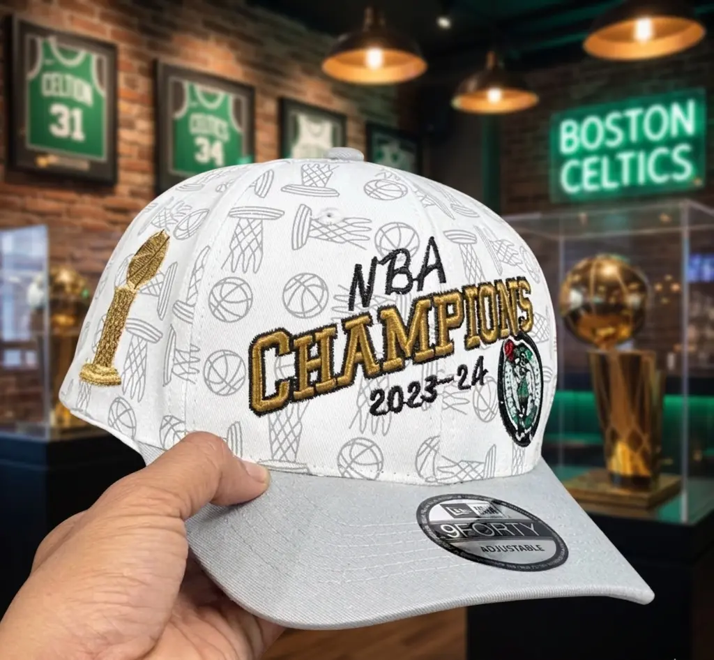 Boston 2023-24 Champions Graphic Hat | Unisex Adjustable Sports Cap | Streetwear Hip Hop Baseball Hat | Hat Y2K Streetwear Baseball Cap Unisex