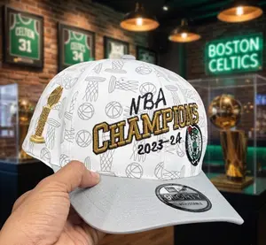 Boston 2023-24 Champions Graphic Hat | Unisex Adjustable Sports Cap | Streetwear Hip Hop Baseball Hat | Hat Y2K Streetwear Baseball Cap Unisex