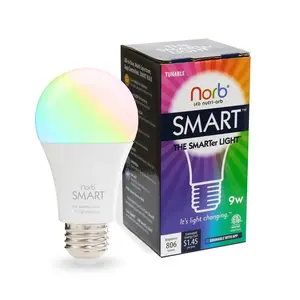 Norb Smart Light Bulb: Color-Changing App-Controlled Wellness Lighting