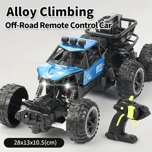 RC Car/Truck – Rock crawler RC truck featuring a rechargeable battery, metal body, and LED headlights; a great birthday gift for boys aged 4–7 and 8–12.