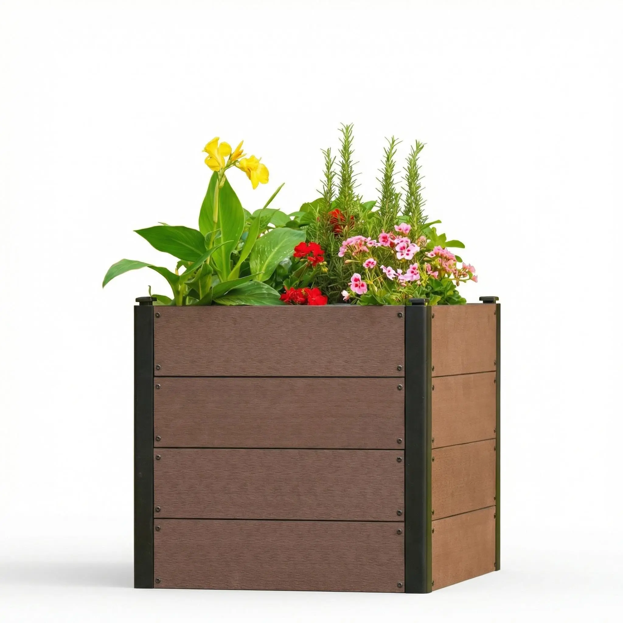 Garvee Rectangular Portable Raised Garden Bed - Elevated Planting Boxes, Outdoor Planters with Easy Setup, Rectangle Form for Efficient Gardening of Vegetables, Herbs, Flowers, Efficient Gardening Solution