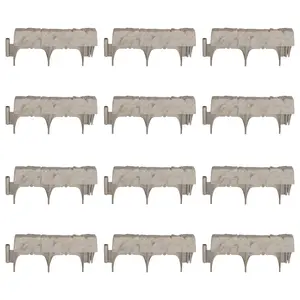 Suncast 12 Inch Landscape Design Decorative Natural Stone Edging, Gray (12 Pack)