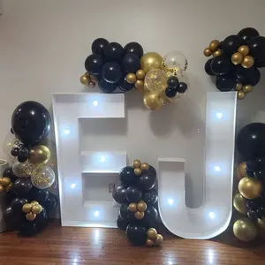 l Giant balloon mosaic letters and Numbers. Cutout 3ft Foamboard Mosaic. Mosaic Number Mosaic Letter
