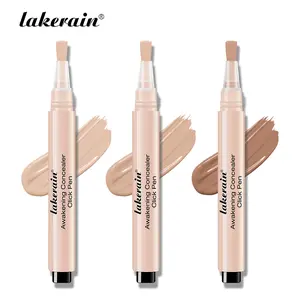 Longlasting Matte Concealer Pen - Dual Ended Press Design, Precise Coverage & Brightening - Travel Friendly Brush Tip for On-the-Go Touch Up, Facial Cosmetics, Makeup Concealer
