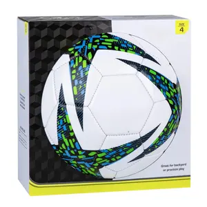 Athletic Works Size 4 Soccer Ball, Blue