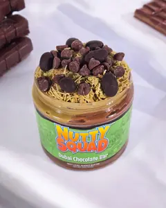 Dubai Chocolate Bar Peanut Butter Pistachio Kataifi Chocolate Small Batch Snack Treat Dessert Flavor