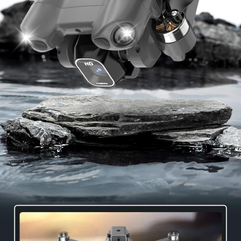 8K  Foldable FPV Drone with Brushless Motors - 2000m Long Control Range, 100m Max Flight Height, 7m/s Speed, 244g Lightweight, 2 Batteries, 360° Obstacle Avoidance & Optical Flow Hovering