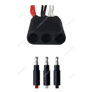 Triple Female Bullet Plug Wire Harness  12" Lead / 1 Plugs / 98.5' Length  -  34192