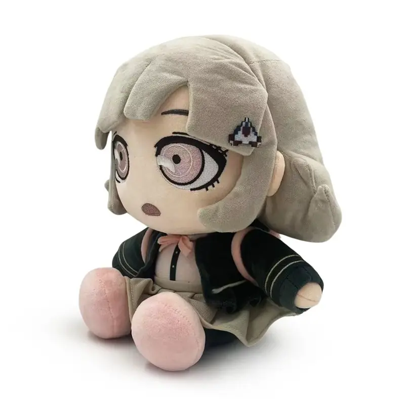 Cute Chiaki Nanami Chibi Stuffed Toy Figurine, Soft Plush Doll for Anime Fans, Chibi Stuffed Toys