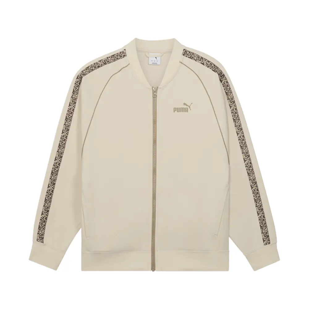 PUMA Womens Essentials Animal  Athletic Outerwear Casual - White