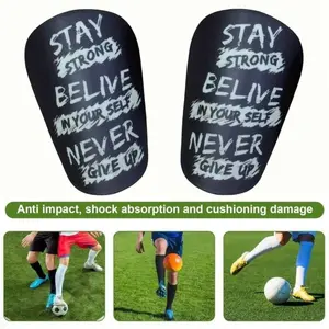 Mini Football Shin Guards, Ultra-Small Protective Gear for Men & Women, Blue & Cracked Ice Design, Pbt Material, Pull-On Closure, Football Equipment