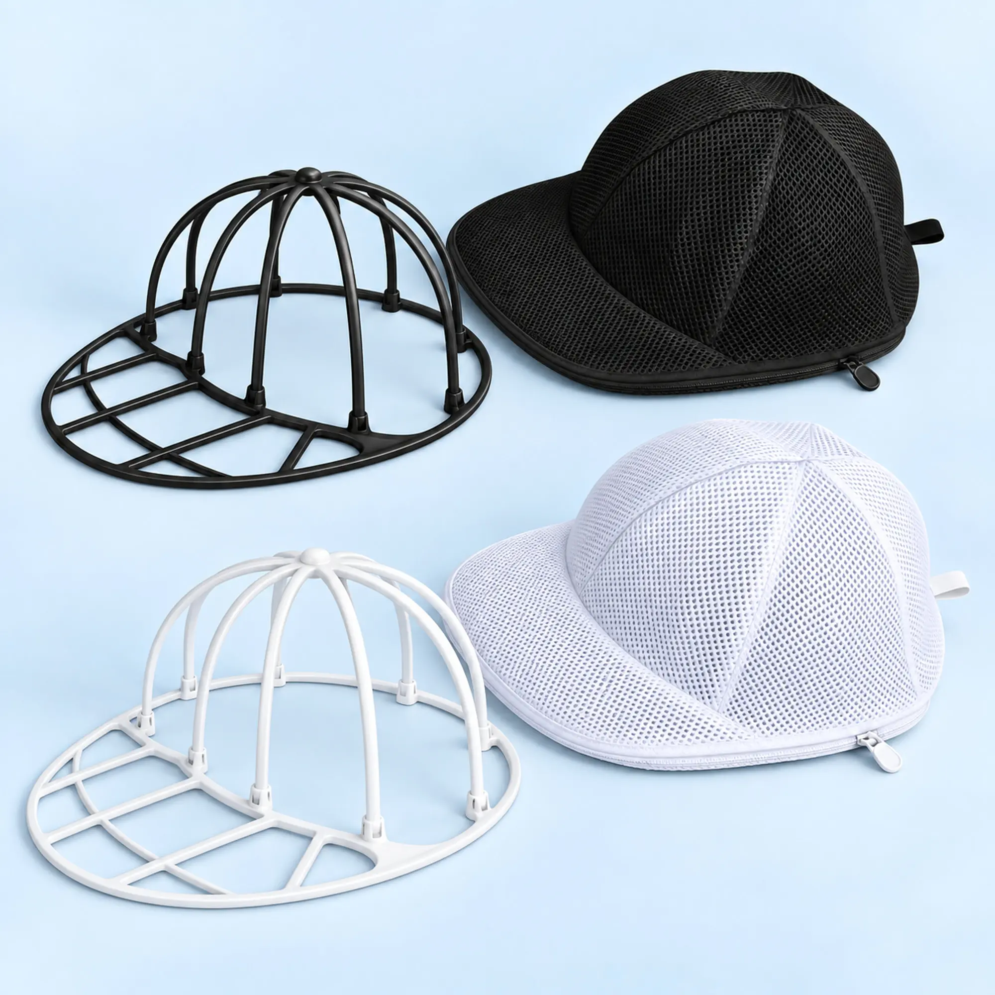 Hat Washer for Washing Machine Hat Washer Cage Hat Cleaner for Baseball Caps Fit for Adult and Kid's Baseball Caps sohochic wash bag removable
