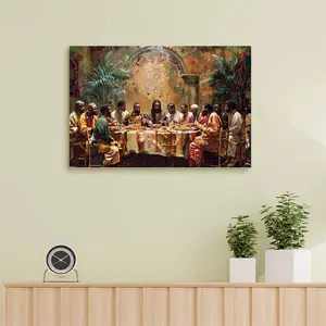 Wooden-framed canvas oil paintings, 5 sizes of digitally printed posters with distinct effects, decorative art pieces for home living rooms, bedrooms, and office walls.