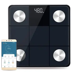 Body Weight Scale with Backlight LED Display for BMI, Body Fat, Muscle Mass, 15 Body Composition, High Accurate Bluetooth Scale Healthcare