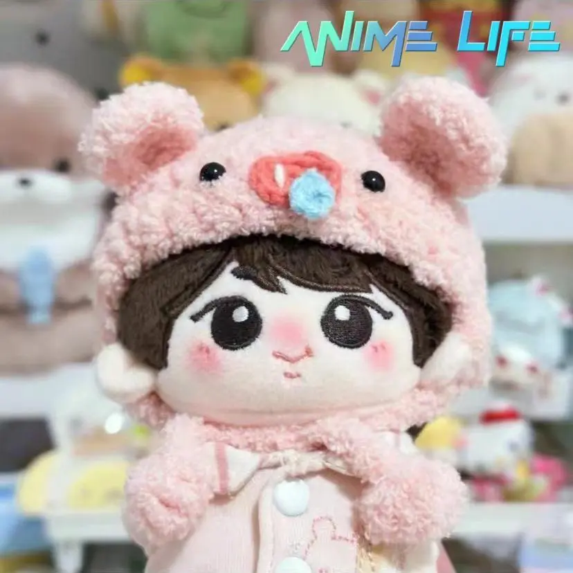 Plushie Kpop Star JIN Handsome Cool Boy Pig Plush 10cm Doll Toy Body Stuffed Cosplay Original Gift