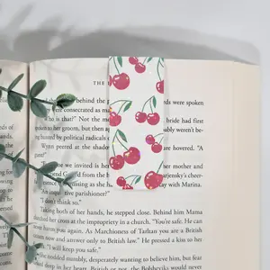 Cherry | Sparkle Holographic Magnetic Bookmark