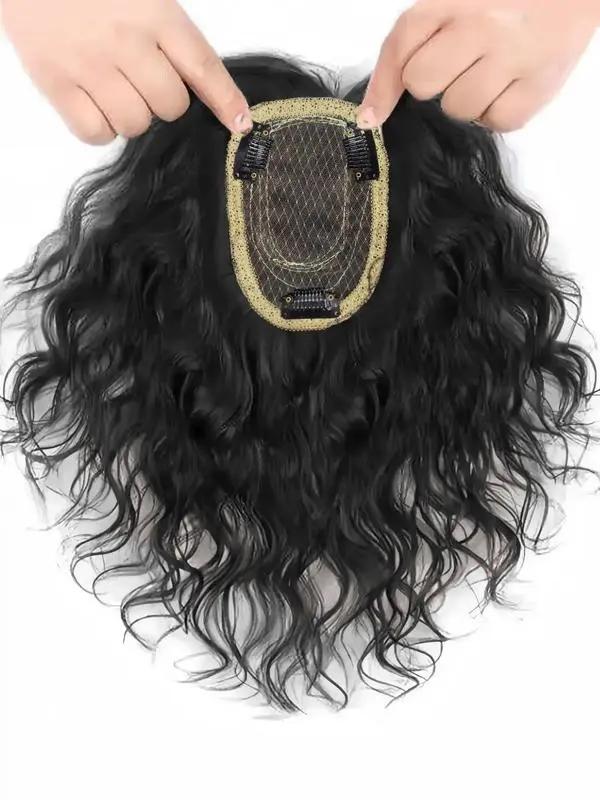 10-inch water ripple clip-in hairpiece, lazy and relaxed vibe fully on point, realistic daily style, no need for perming or dyeing, just change your hairstyle directly.