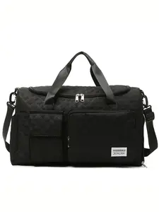 1PCS Deluxe Large Capacity Duffel Bag - Multi-Functional Shoulder And Crossbody Tote Bag With Two Size Options With Wet/Dry Pocket And Dual Side Pockets For Travel And Fitness