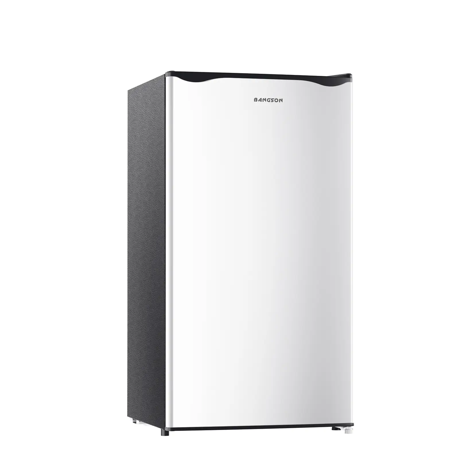 BANGSON Mini Fridge with Freezer, 3.2Cu.Ft, Single Door Small Refrigerator, Energy-Efficient, Low Noise, Mini fridge for Bedroom Dorm and Office, Silv