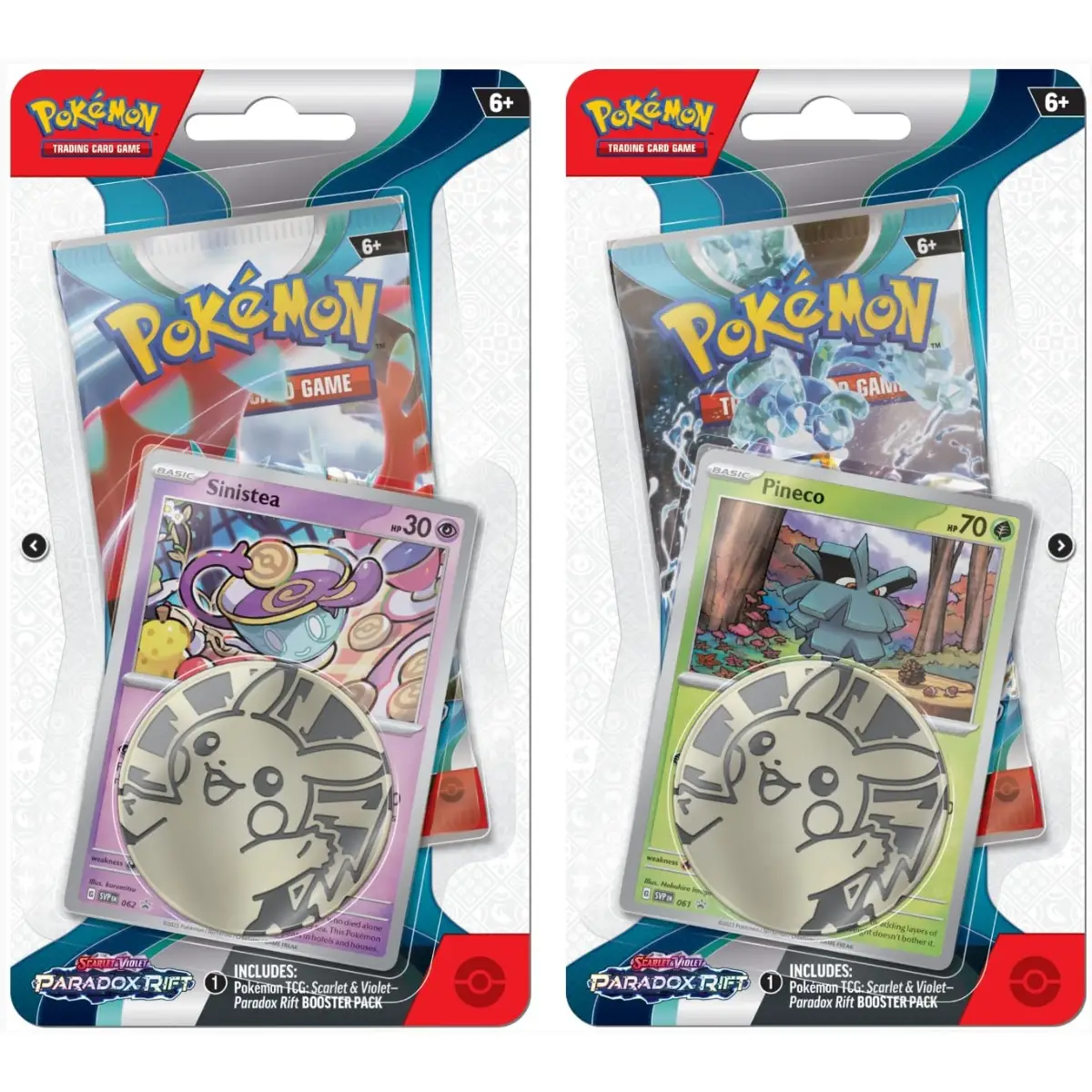 Pokemon TCG Paradox Rift Checklane Blister Bundle