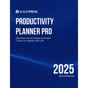 2025 Dated Productivity Planner Pro: Daily Goal Journal, Budget and Habit Tracker to Organize Your Life Paperback – January 1, 2025