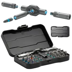 screwdriver a magnetic ratchet，tool kit set,mini screwdriver set,Detachable T-HandleMulti-functional Household Repair Tool, Suitablefor DIYand professional maintenance of computers,furniture,bicycles, etc.Portable, multi-functional.