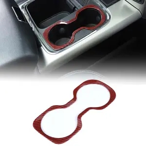 For 2012-2017 Dodge Ram Front Cup Holder Frame Trim Cover Car Interior Accessories Truck Carbon Auto Vehicle
