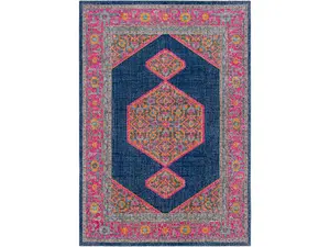 Livabliss TSE1002-1616 18 in. Tessera Area Rug, Dark Blue