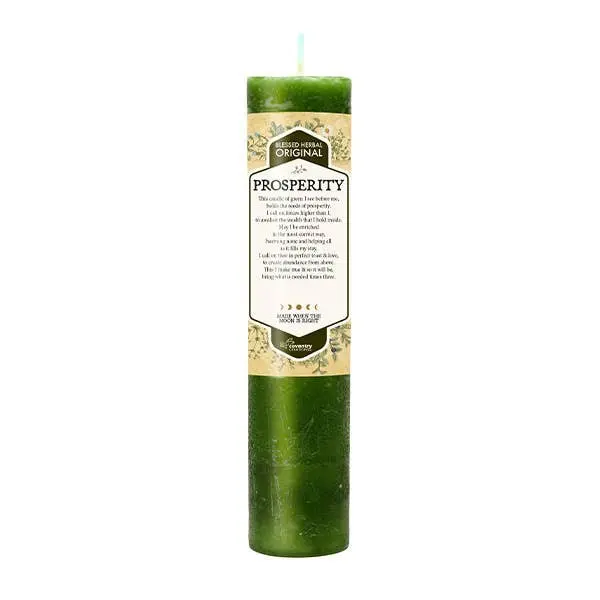 Blessed Herbal Candle Prosperity Decor Luminous