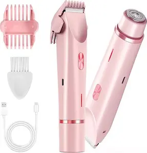 Electric Hair Trimmer for Women, Wireless Usb Charging Grooming Tool, Multi Purpose Double Head Hair Remover, Skin Friendly Gentle Trimming Device Fit For Various Body Parts Daily Personal Beauty Care.mom gifts set