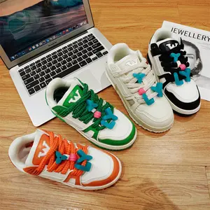 Donkey's Little Fatty Ding Platform Bread Shoes Women's Versatile Sports Casual Men's Board Shoes