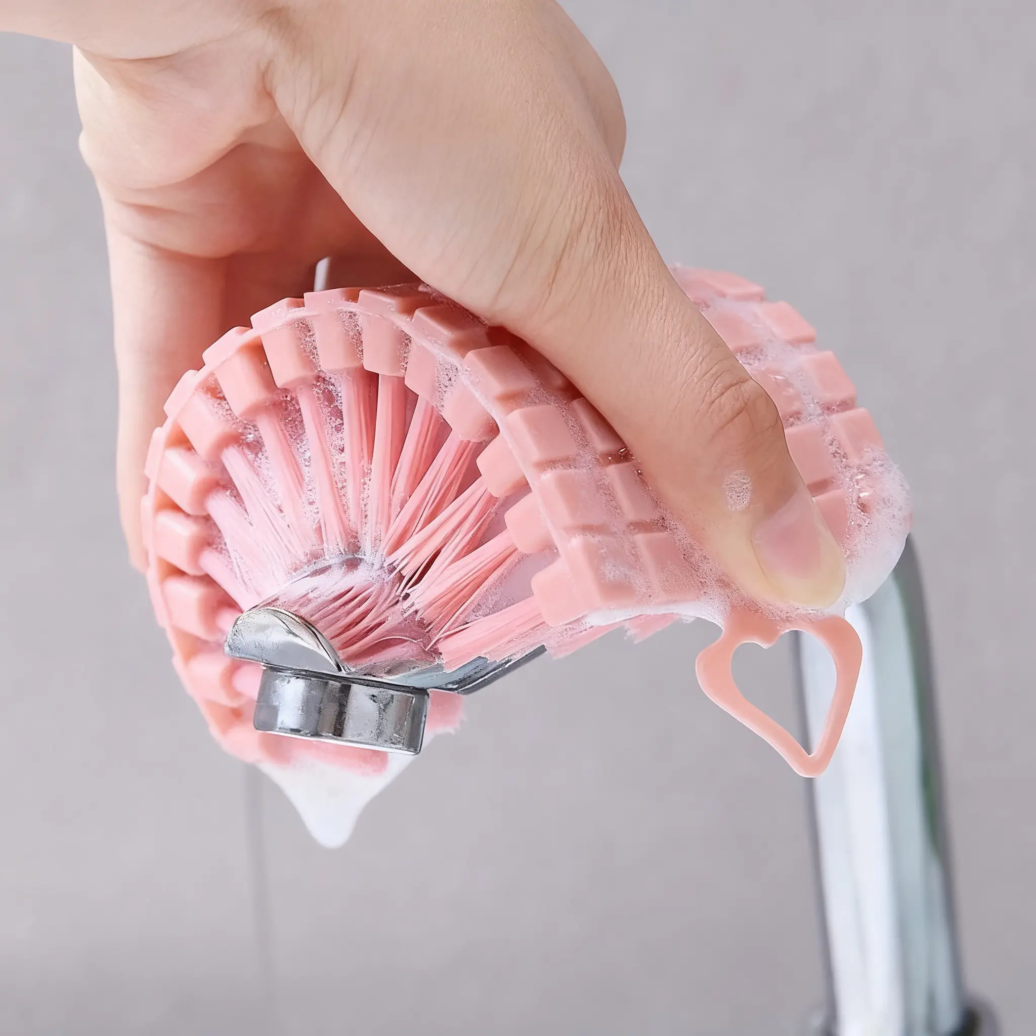 Flexible Multi-purpose Cleaning Brush with Soft Bristles - Suitable for Laundry, Kitchen, etc. Blue Plastic Scrubber - Gentle yet Effective Cleaning Tool, Laundry Cleaning Brush | Ergonomic handle | Soft bristle scrubber, cleaning brush for cleaning