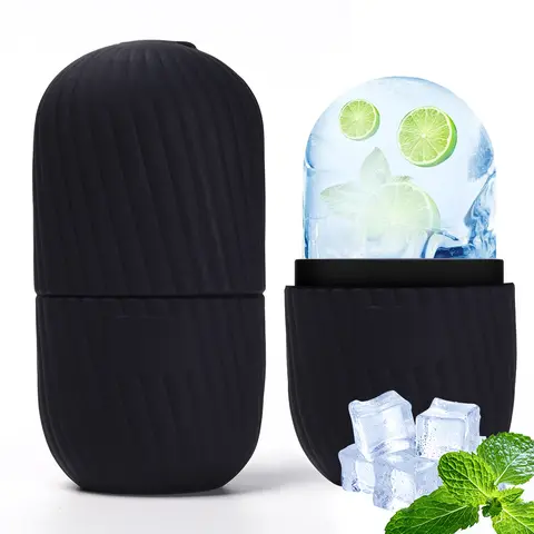 Silicone Ice Roller for Face & Eye - Gua Sha Facial Slimming & Massage Tool, Pore Removal Self Care Product, Puffiness Aid, Soothing Ice Cube, Natural Glow Skincare Accessory, Gift for Adults (Anniversaries, Mother’s Day)
