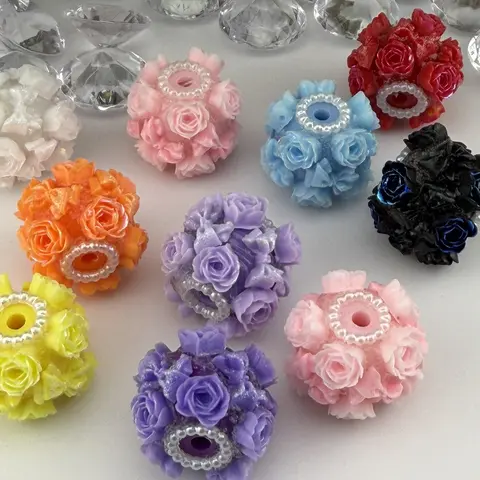 F4000-5pack  Fancy Beads 16mm - Perfect for pens and key chains