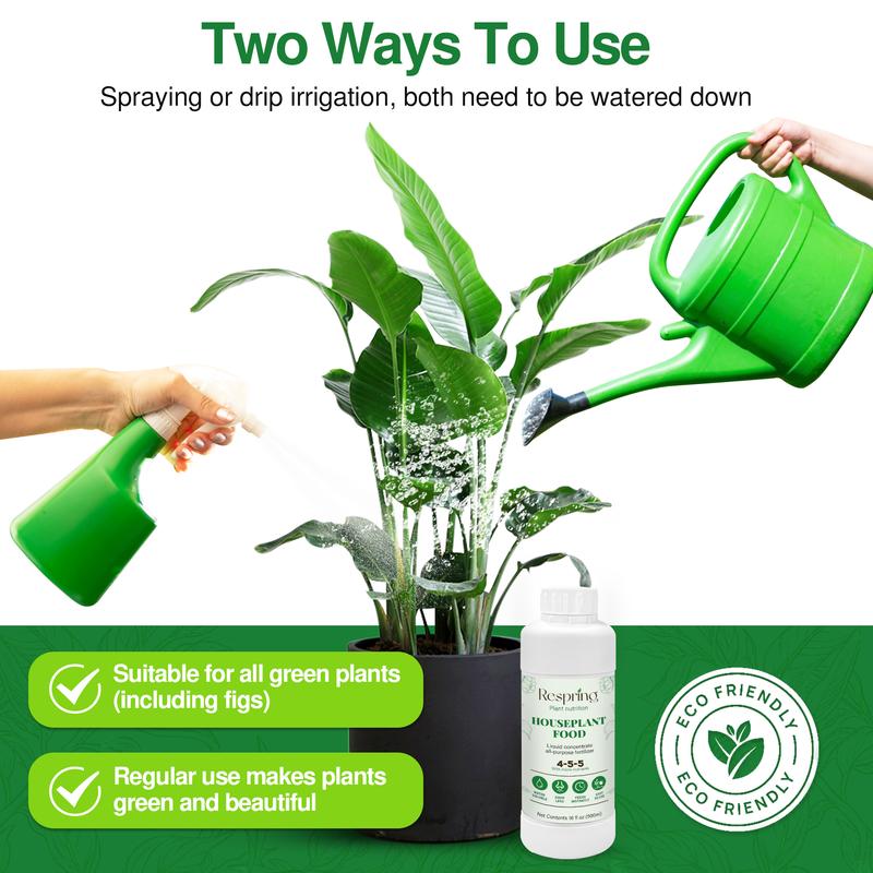16 fl oz All-Purpose Liquid Plant Fertilizer - Makes 50 Gallons, for Indoor Houseplants, All-Natural, Groundwater Safe