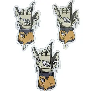 3 pack! Lineman Hot Gloves Melting Sticker