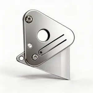 Crosstar EDC Knife, Small Triangle EDC Keychain Knife, Titanium Alloy Folding Pocket Knife, 1 Inch Blade for Daily Carry, Box Cutting, Camping, Fishing, Letter Opening & Gifting