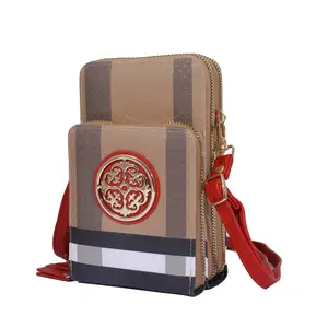 SUGU Plaid Small Cell Phone Crossbody Bag