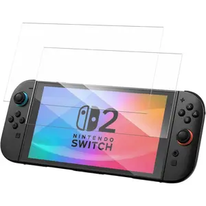 2 Pack Screen Protector for Nintendo Switch 2 2025 7.9 inch, Tempered Glass for Nintendo Switch 2 Screen Protector, HD Clear, Anti Scratch, Case Friendly and Bubble Free Easy Installation