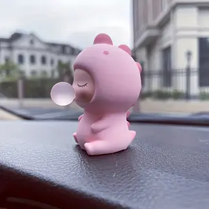 1pc Bubble Dinosaur Car Decoration, Small Cute Creative Figure Car Interior Decoration, Car Ornament