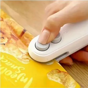 Mini 2 - in - 1 USB Rechargeable Snack Bag Sealer: Keep Food Fresh, Ideal for Picnics