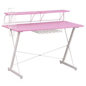 Techni Sport CARBON Gaming Desk with MonitorShelf